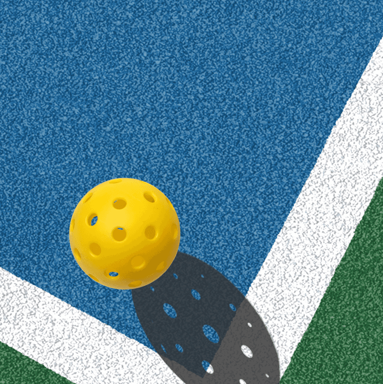 Pickleball on a Court